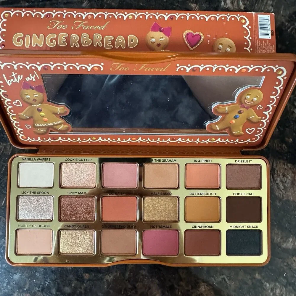 Too Faced Gingerbread Extra Spicy Eye Shadow Palette Limited Edition NEW